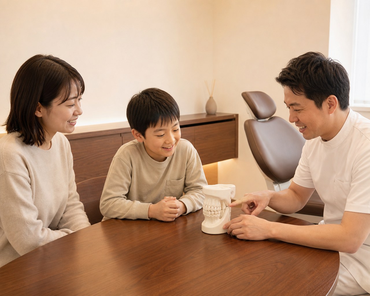 小児矯正の診療写真